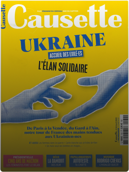 Couverture du numéro 132 de Causette (avril 2022)